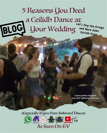 Why a Ceilidh Beats a First Dance EVERY. SINGLE. TIME.