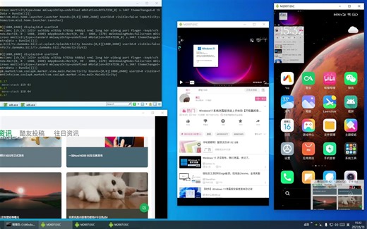 【scrcpy】Android桌面模式/多窗口显示应用投屏演示