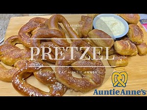 Homemade Pretzel Recipe Ala Auntie Anne’s Copy Cat