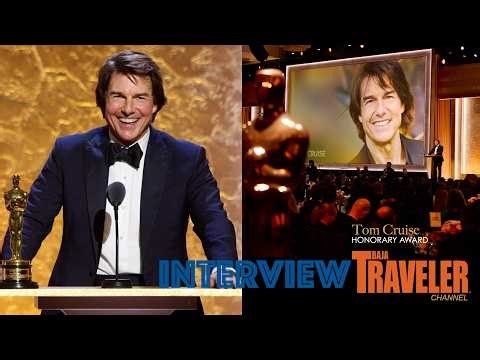 TOM CRUISE accepting his HONORARY AWARD during the 16th Annual Governors Awards.