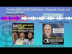 The New ADAS L4 ASE Certification – Shepanek, Haugh, and Perkins [RR 761]