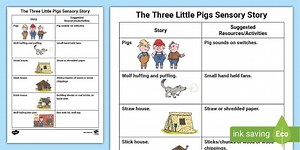 The 3 Little Pigs Sensory Story