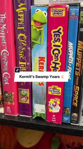 Replying to @PropCultureAddict i should watch this soon tbh #themuppets #collection #collector #muppets #vhs #fyp #foryoupage #kermit #thrift