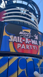 Mickey’s Sail-A-Wave Deck Party on the Disney Magic! 🚢🌊✨ #DisneyCruiseLine | Small World Vacations