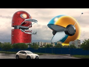 Pacman vs Robot Ghost