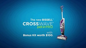 Buy BISSELL® CrossWave® Pet Pro today and get a bonus kit worth $100, including 5-year warranty and free shipping. | BISSELL