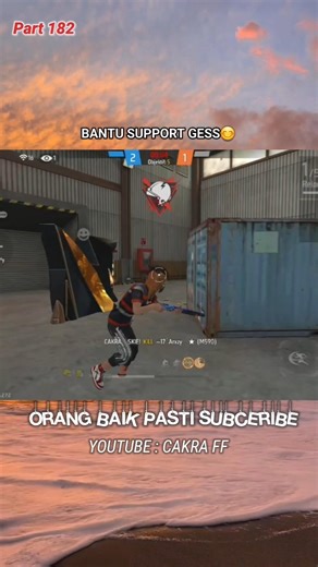 BANTU SUPPORT GESS😊#freefire #botak #pragos #freefirememe #freefireshorts