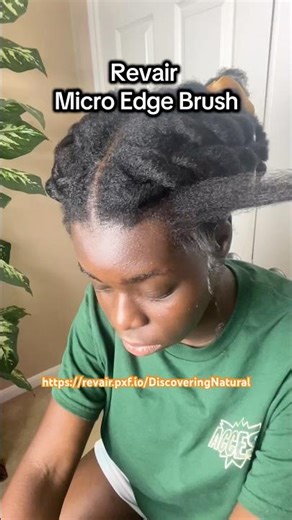 Straightening 4c natural hair edges