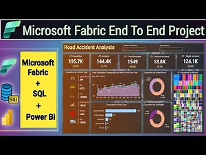 Microsoft Fabric End-to-End Project | SQL to Lakehouse, Dataflow, Semantic Model & Power BI