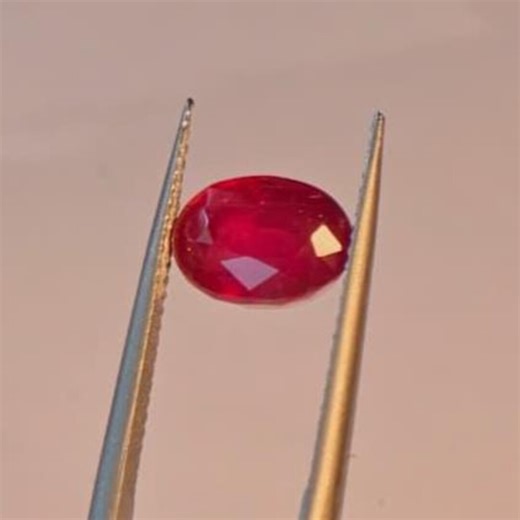 Royal Ruby Red Pigeon Blood 3.33 Carats Oval Cut | 100% Natural Red Ruby No Heat - No Treatment Earth Mined Gemstone - Etsy