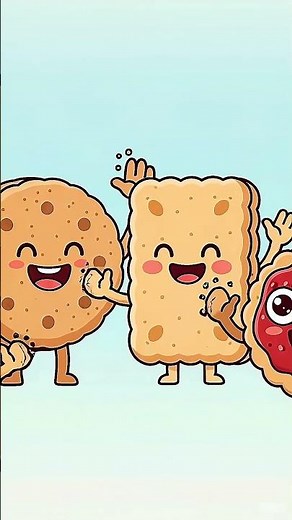 The Cheeky Biscuit Parade 🍪 #Shorts