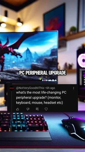 which peripheral is better to upgrade? #gamingcomputer
