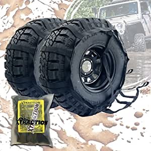 Xtraction Kinetic Recovery Straps 'Twin Pack, ONE Pair' 20,000lbs. 43cm (17in) x 5m (17ft)