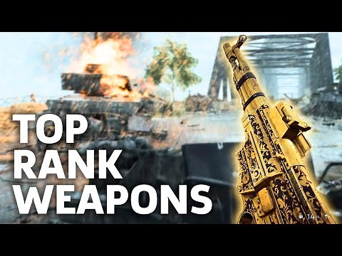 Battlefield V - Top Rank Weapon Unlocks For All Classes