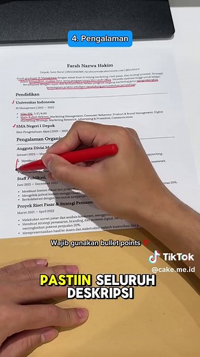 Tips Membuat CV Menarik untuk Magang