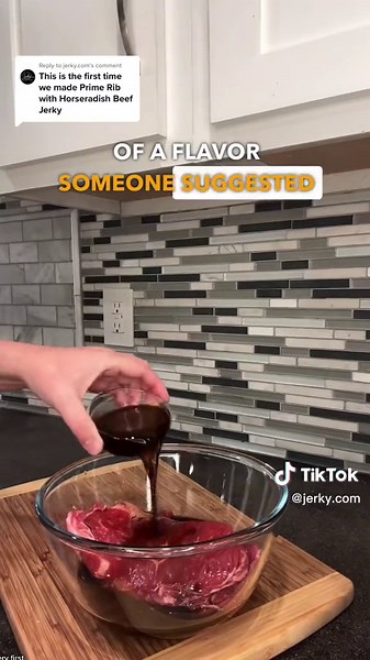 Homemade Prime Rib with Horseradish Beef Jerky Recipe