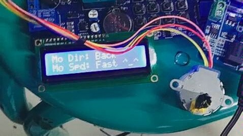 【自制】+基于单片机下通过蓝牙控制LCD1602屏幕显示步进电机正反转及转速