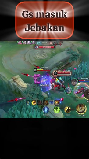 sekali masuk langsung kena ulty Dyrot😭😭 #mobilelegends #mlbb #gusion