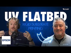 Print on Glass, Metal, Wood & MORE! - Epson V7000 UV Flatbed Printer