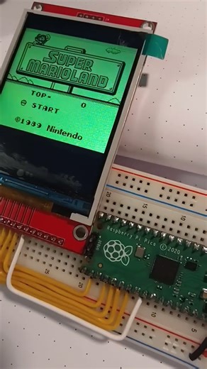 PocketPico #1: Gameboy Mario on Raspberry Pi Pico