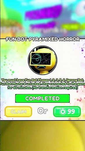 How to Get Fun Bot Pyramixed Horror Badge in 3D SPRUNKI SIM - Roblox