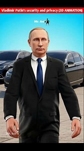 Vladimir Putin's security and privacy (3d Animation). #3danimation