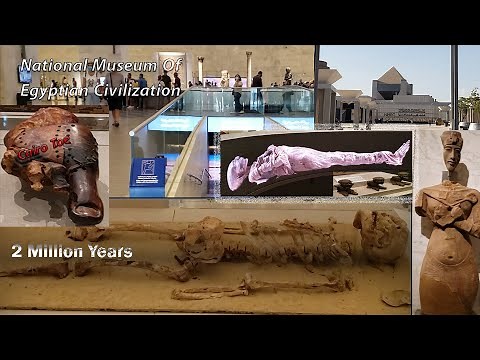 A Walking Tour at The National Museum of Egyptian Civilization - Home of Egyptian Mummies - NMEC