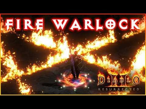 Insane Endgame Fire Warlock Build - No New Items! [Diablo 2 Resurrected Character Guide]