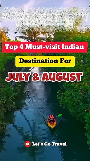 Top 4 Destination for Travelling in July August❤️ #travel #trekking #india #facts #mountains #nature