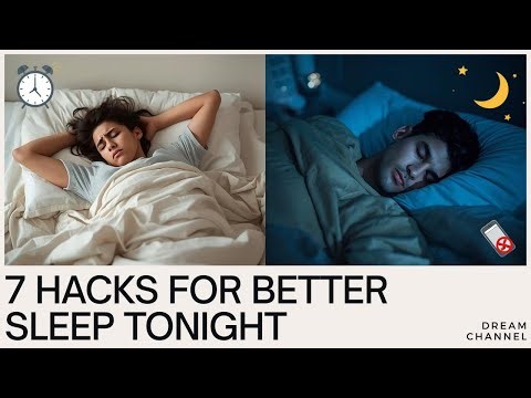 “The Science of Sleep: 7 Hacks for Better Rest Tonight 😴”