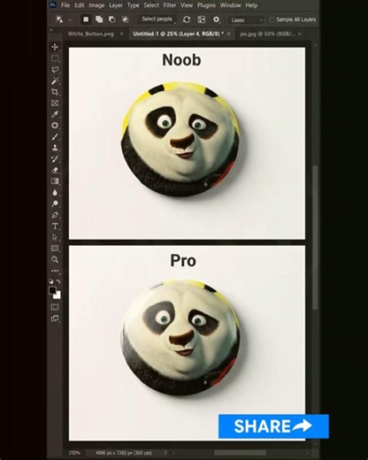 Create Ultra Realistic Badges Like a PRO #photoshop #graphicraftguru