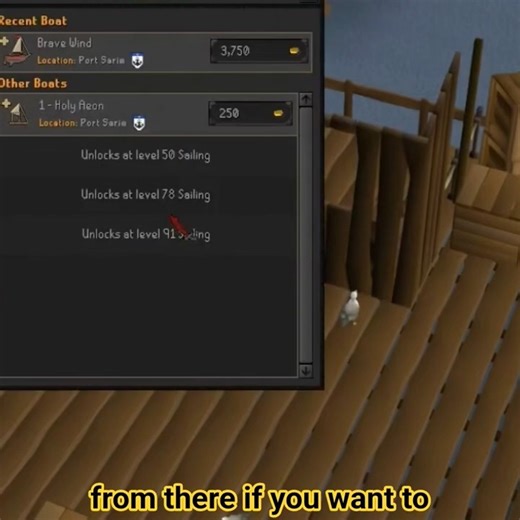 Zachd9 | how to customize you boat in OLD SCHOOL RUNESCAPE #gaming #osrs #sailing #oldschoolrunescape | Instagram