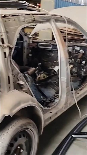 i20 Quarter Panel Repair 😱 Line check karo! 🛠️ #shorts #carrepair #i20 #denting #viral #bodywork