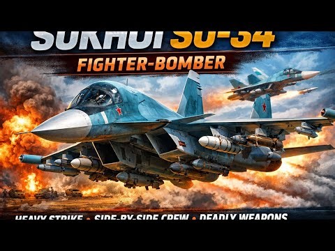 Akhirnya Didedahkan: Sukhoi Su-34 & de Havilland Vampire – Kuasa Serangan Udara Moden