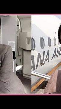 【CA】飛行機 扉開閉シーン 国内外違い | Airplane door opening scene Domestic and foreign differences