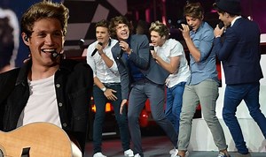 Zayn Malik cries during his last ever One Direction performance