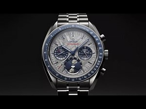Watch Vlog 74) 詳盡Omega Speemaster 隕石面,月球隕石南北月相計時腕錶評測304.30.43.52.06.001