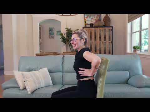 💪 Seated Extensions — A Great Desk Exercise for Posture Improvement and Reducing Back Pain