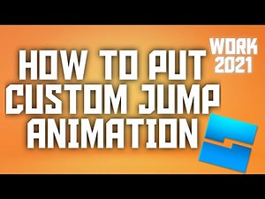 How To Put Custom R6 Jump animation On Roblox Studio [Working 2021]