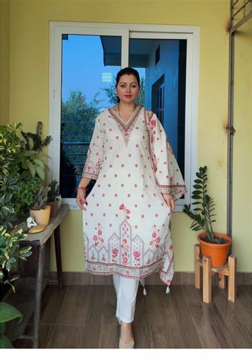 Rajasthani pattern Kurta set Size-38,40,42 #deliveryallovernepal🇳🇵 #ratna_womensstore #reasonableprice #premiumquality #onlinebusiness