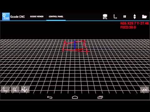 GCODE CNC app for android with stl viewer