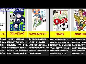 必見！サッカー漫画の人気おすすめランキング15選