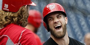 Watch very strong man Bryce Harper deadlift 505 pounds