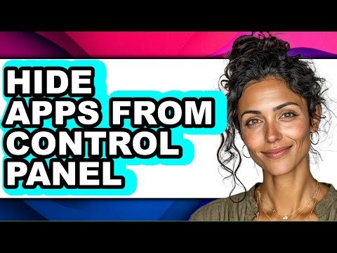 How to Hide Apps from Control Panel (updated)