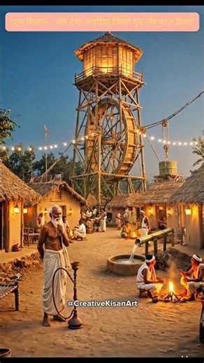 इस किसान ने बना दिया 15 मीटर का बांस टॉवर 😲 और पूरे गाँव में कर दी रोशनी | Village Innovation”