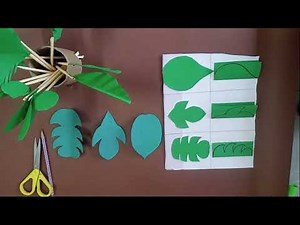 🌿✨ Fun Paper Leaf Making for Kids | Creative Learning Activity ✂️🎨