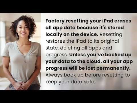 Why Does Factory Reset Delete iPad App Progress?