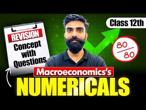 Class 12th Economics | Macroeconomics numerical in One Shot | Ankit Sir