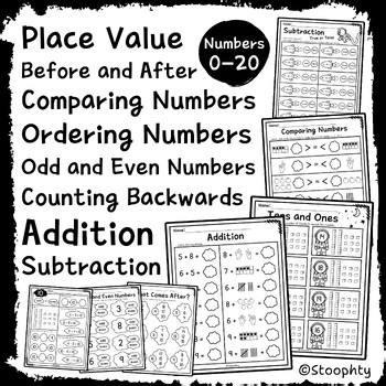Place Value, Comparing Numbers, Ordering Numbers, Addition & Subtraction (0-20)