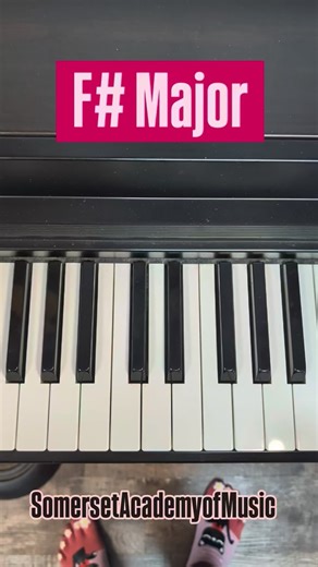F Sharp Major Chord Piano Inversions #easypiano #majorchords | Somerset Academy of Music